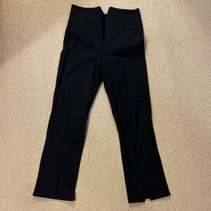 Athleta Black Split Hem Pants